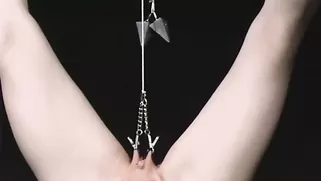 Skinny Sexy Teen Hangs Upside Down During The Game Of Punishment