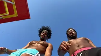 Two Black Men Having Sex With Sandy Feet